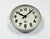 Industrial Grey Factory Wall Clock from Chronotechna, 1950s For Sale - Image 6 of 18