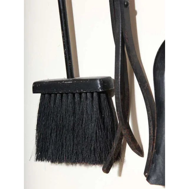 1950s 1950s George Nelson Original and Vintage Wall Mounted Fireplace Tools - 4 Pieces For Sale - Image 5 of 6