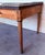 Wood Early 20th Rectangular Bouillotte Table with Fluted Legs and Drawers For Sale - Image 7 of 18
