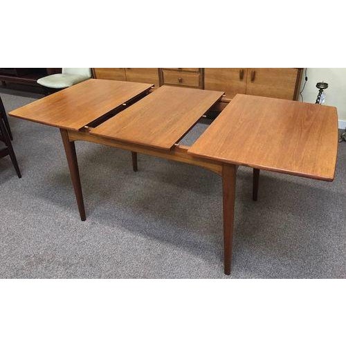 Mid Century Modern Extending Single Leaf Dining Table c.1960 For Sale - Image 9 of 13