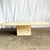 Vintage Italian Travertine Square Top Coffee Table For Sale - Image 4 of 12
