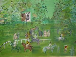 Raoul Dufy, Horses at Ascot Racecourse, Lithograph