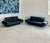 A Rolf Benz set of "345" lounge Postmodern sofas with comfortable, wide arms and inset plinth bases. The set features a...