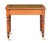 William IV Library Table or Writing Desk of Patinated Oak With Inset Leather Top For Sale In Austin - Image 6 of 12
