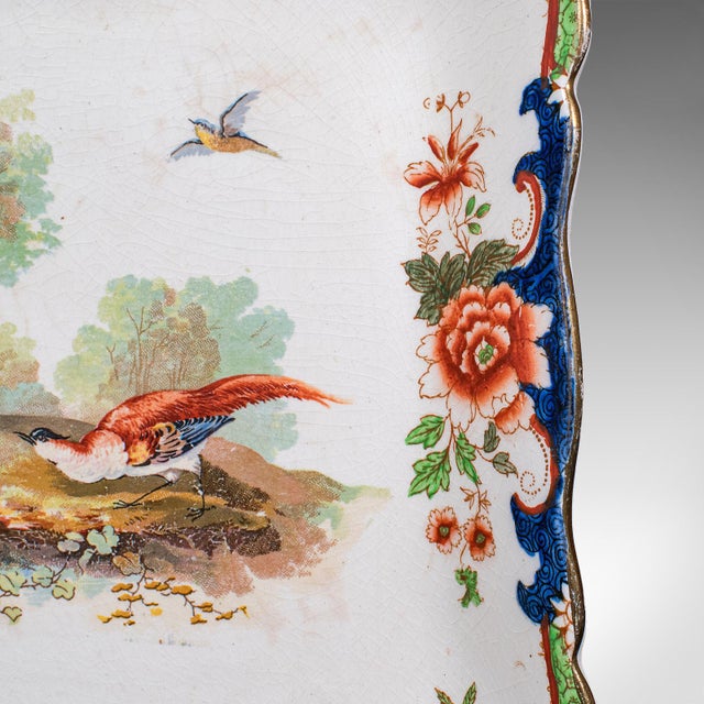 Ceramic Antique Display Plate, English, Ceramic, Afternoon Tea Cake Platter, Edwardian For Sale - Image 7 of 9