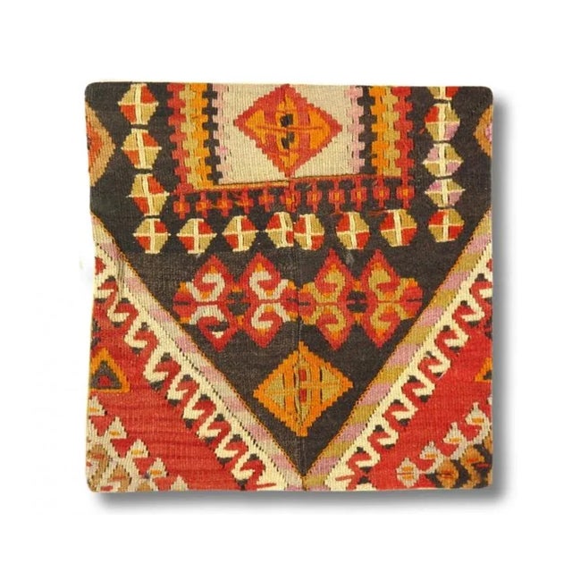 Traditional Vintage Hand Knotted K114 Pillow 20" For Sale - Image 3 of 3