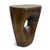 Modern Brass Bronzed Finish Hole Side Table For Sale - Image 4 of 8
