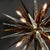 This striking Murano glass chandelier offers a modernist interpretation of the iconic Sputnik design, showcasing hand-...