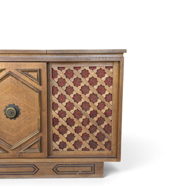 1970s Morse Mediterranean-Style Stereo Console Cabinet For Sale - Image 12 of 18