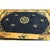 1920s Antique Blue Field Vase Medallion Wool Knotted Peking Runner Small Rug For Sale - Image 4 of 11