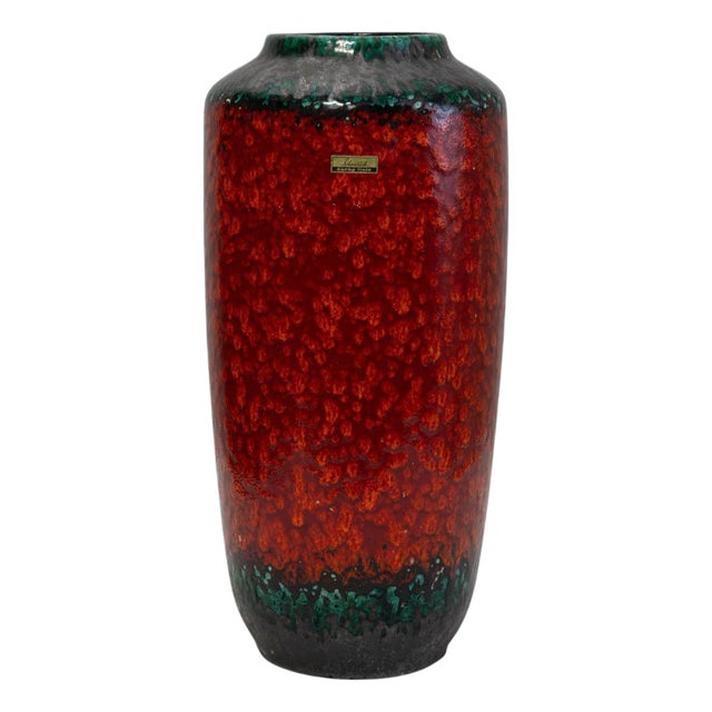 20th Century German 'W. Germany' Ceramic Vase For Sale