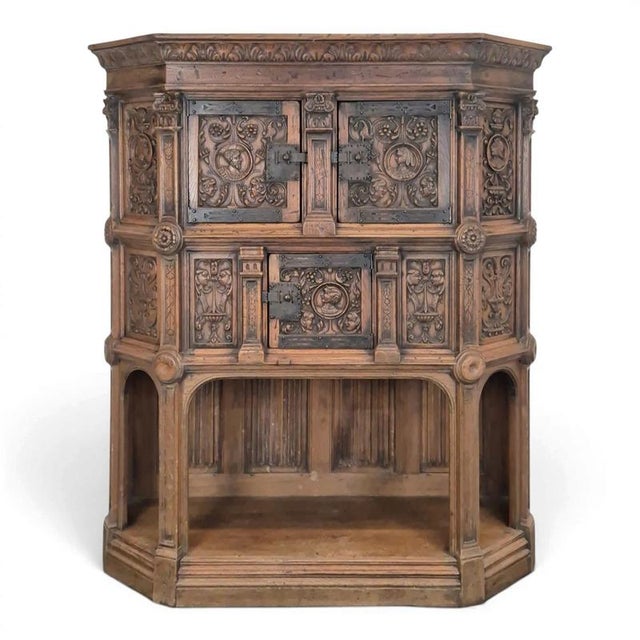 Renaissance-Style Credenza with Mascarons For Sale - Image 16 of 16