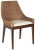 Modern Rattan Sloping Chair in Brown For Sale - Image 3 of 6