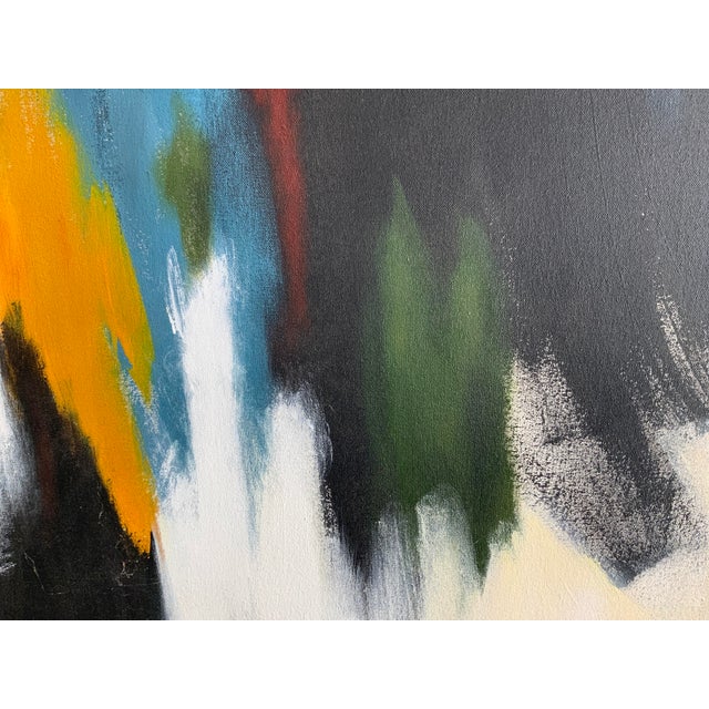 Contemporary artwork by Connecticut Artist Julia Pavone. Beautiful tranquil colors, large scale artwork.