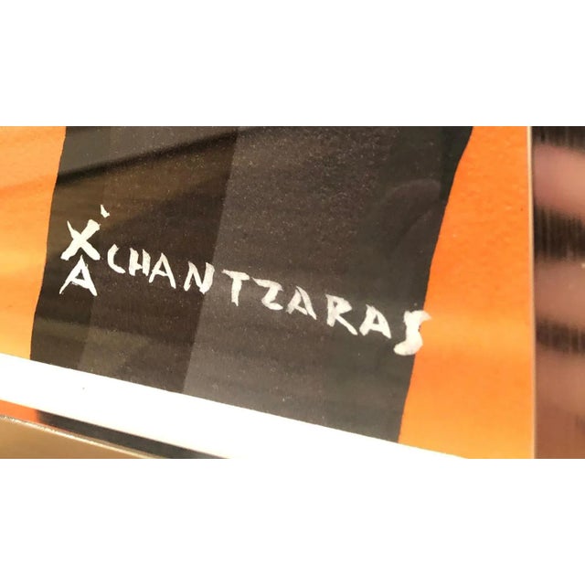 Bouquet, Pop Art Style and Classical, Framed Colorful Still-Life Flower Painting, 2018 For Sale - Image 10 of 11