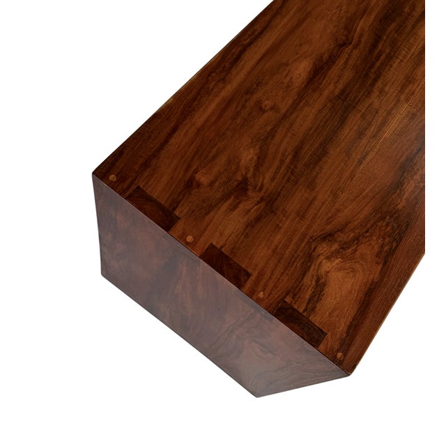 Mid-Century Modern Mid-20th Century Vintage Dovetail Rosewood Waterfall Coffee Table For Sale - Image 3 of 4