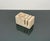Amazing desk accessory (pen holder - letter holder) in travertine attributed to Fratelli Mannelli, made in Italy in the...