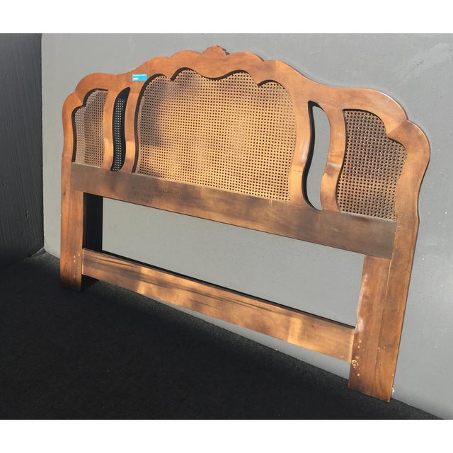 Vintage Drexel Heritage Caned French Country Cane Headboard Chairish