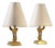 Shabby Chic Free-Form Sculpture Table Lamps, France, 1970s, Set of 2 For Sale