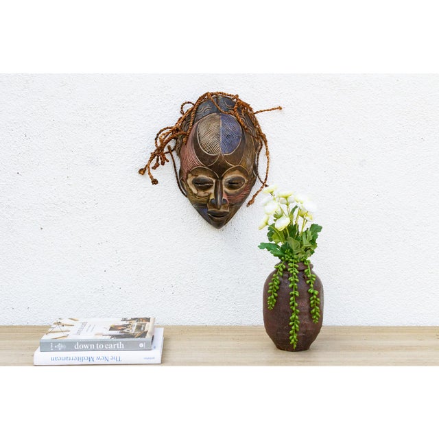 Wood Vintage African Guro Ritual Mask For Sale - Image 7 of 7