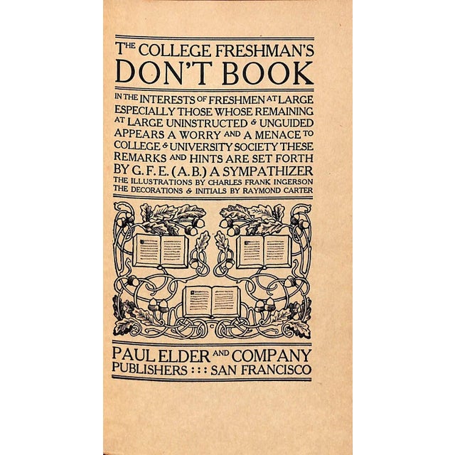 Traditional The College Freshman's Don't Book For Sale - Image 3 of 4