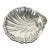 Vintage Silver Clam Shell Bowl With Feet For Sale
