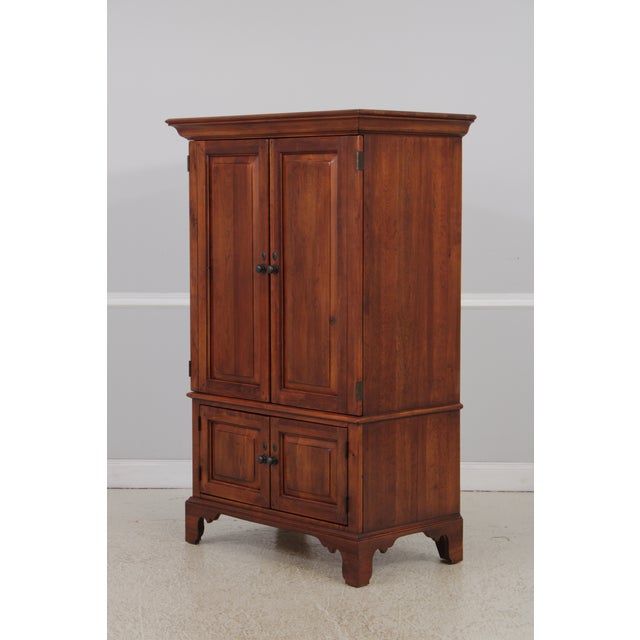 Traditional Lexington Bob Timberlake Solid Wood Tv Armoire Cabinet For Sale - Image 3 of 17