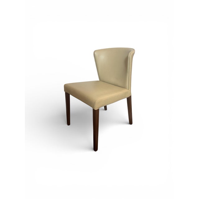 2020s Crate and Barrel Curran Crema Dining Chairs Set of 6 For Sale - Image 5 of 12