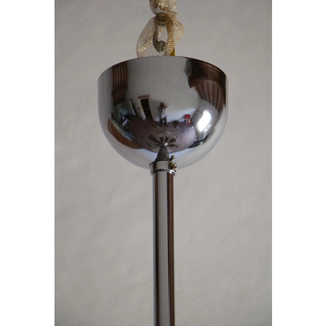 Chrome Pendant Lamp Attributed to Goffredo Reggiani, 1970s For Sale - Image 10 of 18