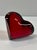Christofle “Amour De Christofle” Ruby Red Crystal Heart Paperweight — France, Original Box For Sale In Los Angeles - Image 6 of 6