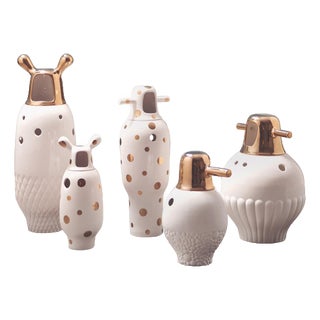 Glazed Stoneware Showtime 10 Vase by Jaime Hayon for BD, Set of 5 For Sale