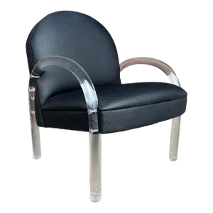 Mid Century Modern Pace Lucite Club Chair