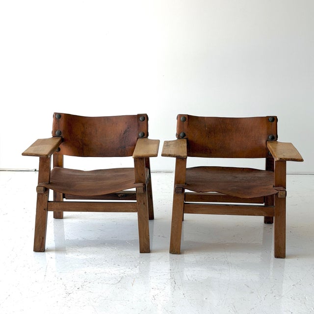 Spanish Chairs by Borge Mogensen From Mexico For Sale - Image 12 of 12