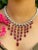 20.5 Carat Ruby and Diamond Drop Necklace in 18K Gold studded with leaf cut ruby. This stunning piece of jewelry instantly...