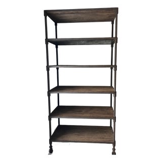 Dutch Industrial Single Shelving For Sale