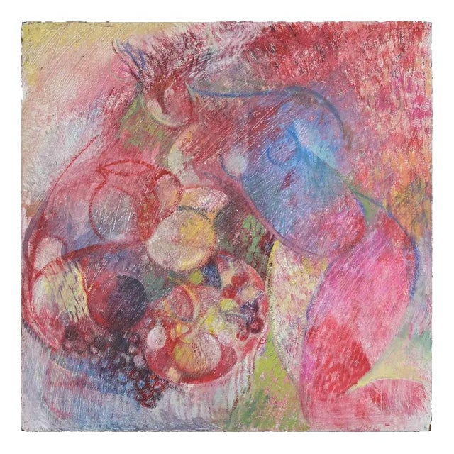 Sebastiano Sanguigni, Reclined Figure, Oil Painting, 1980s For Sale