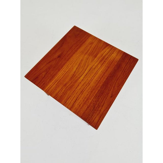 Danish teak side table by Edvard Kindt-Larsen for France and søn, 1960s. Design year: 1960s. Made in Denmark by Edvard...