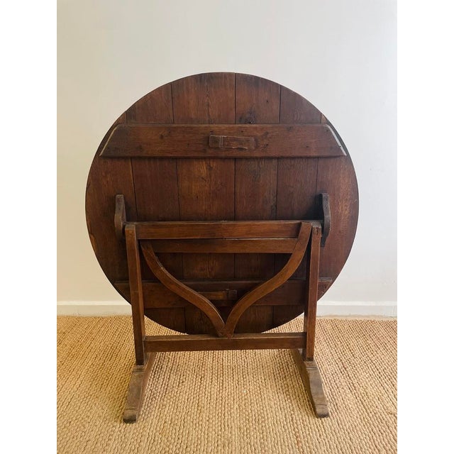 French Dining Table in Oak For Sale - Image 4 of 8