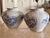 1950s Vintage Large French Clay Crackle Glaze Set of 2 Pots Urn Vase For Sale - Image 5 of 16