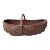 Early 20th Century American Splint Oak Gathering Basket For Sale