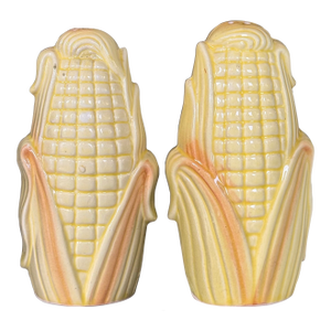 Vintage Made in Japan Corn Cob Salt & Pepper- A Pair