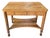 Antique American Farmhouse Work Table With Drawer, Turned Legs For Sale