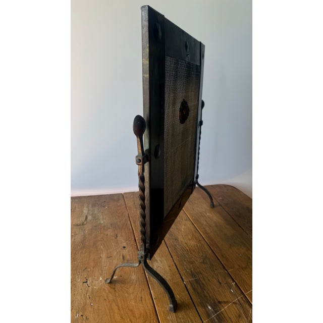 Bring an authentic Old World aesthetic to your hearth with this exceptional vintage Spanish Revival single-panel fireplace...