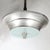1930s Art Deco Brushed Aluminum & Frosted Glass Chandelier With Fluted Detailing For Sale In New York - Image 6 of 13