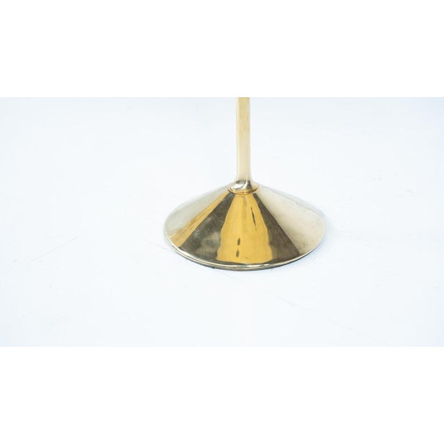 Gold Model T2 Side Tables in Brass and Glass by Osvaldo Borsani, Italy, 1950s, Set of 2 For Sale - Image 8 of 9