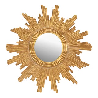 Matthew Izzo Home Versailles Gold Leaf Wall Mirror For Sale