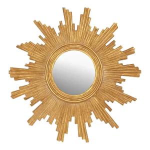 Matthew Izzo Home Versailles Gold Leaf Wall Mirror
