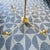 Contemporary Gilt Iron Chandelier With Four Arm Design For Sale - Image 12 of 13