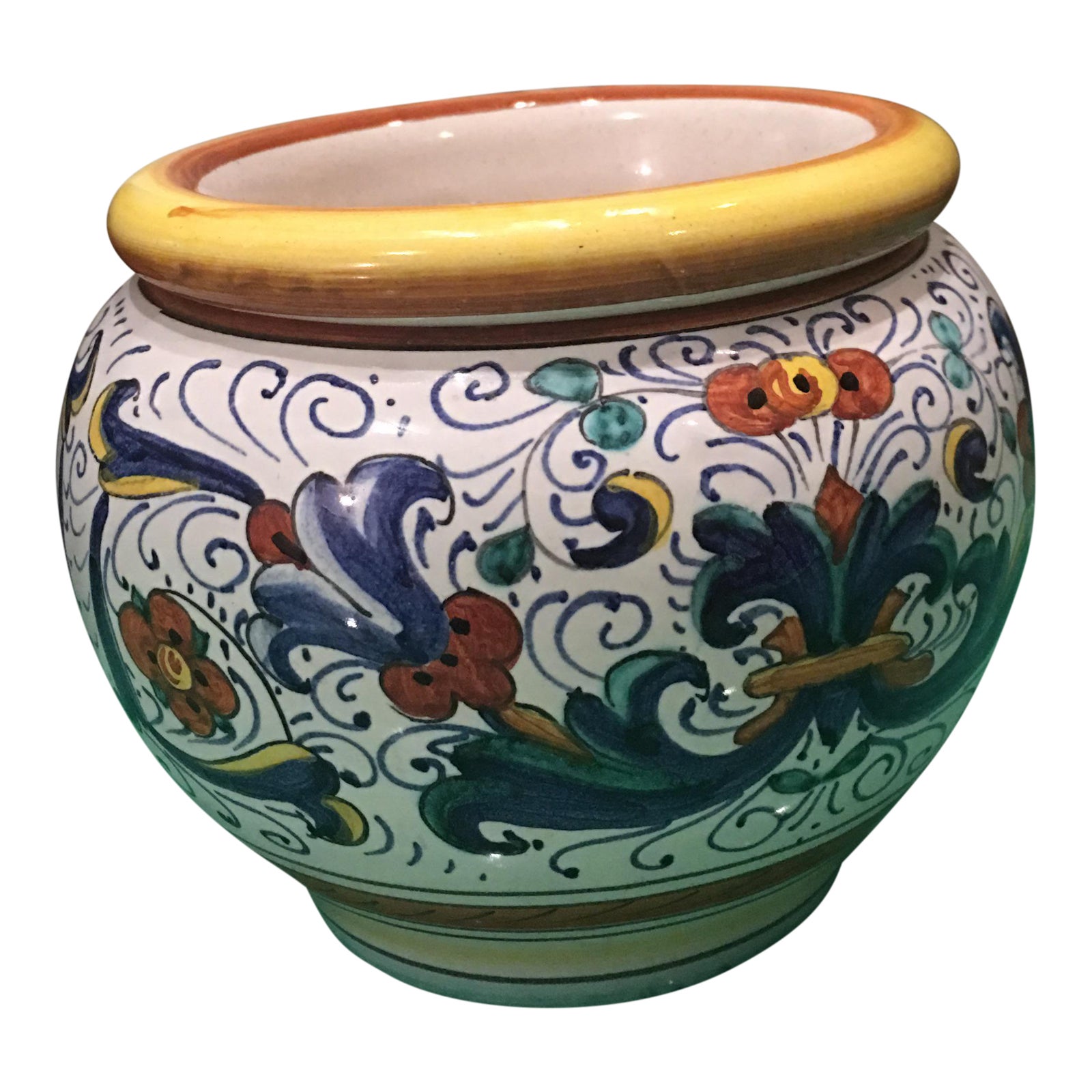 Franco Mari Deruta Hand Painted Italian Pottery Chairish