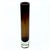 Tall Smoked Glass Vase A beautiful 1970s extra-tall cylindrical smoked glass vase in a rich burnt umber brown, featuring a...